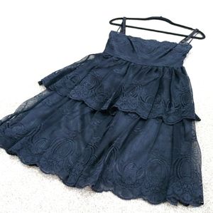 Designer Lace, A-line LBD mini.